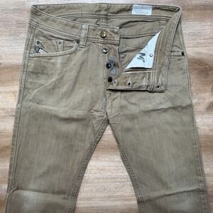 Diesel Jeans Men 30x32 Mocha Brown Darron Slim Tapered Leg Cotton Modern 008QU